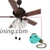 ZE-268S6 Ceiling Fan Switch Zing Ear Switch 3 Speed 4 Wire Pull Chain Control Ceiling Fan Replacement Speed Control Switch - B07D9YHQG8